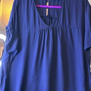 Madewell Deep Blue Blouse